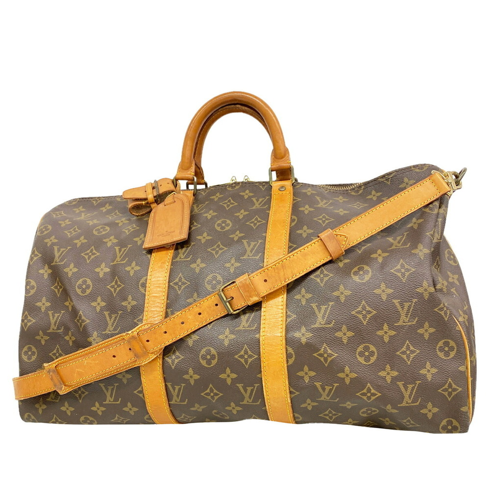 Louis Vuitton Bags - Boston Monogram Keepall Bandoulière 50 M41416 Brown Men'...